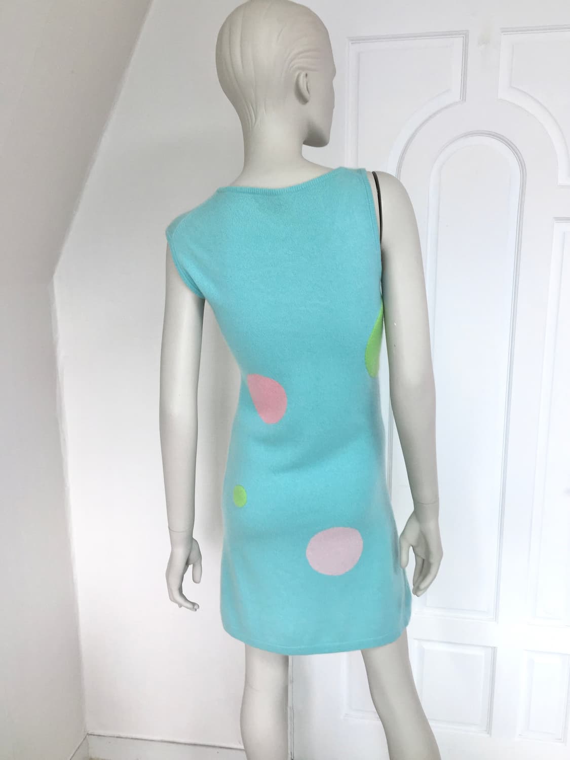 Japan Mint  Dress with Round  Appliqué 상품이미지7