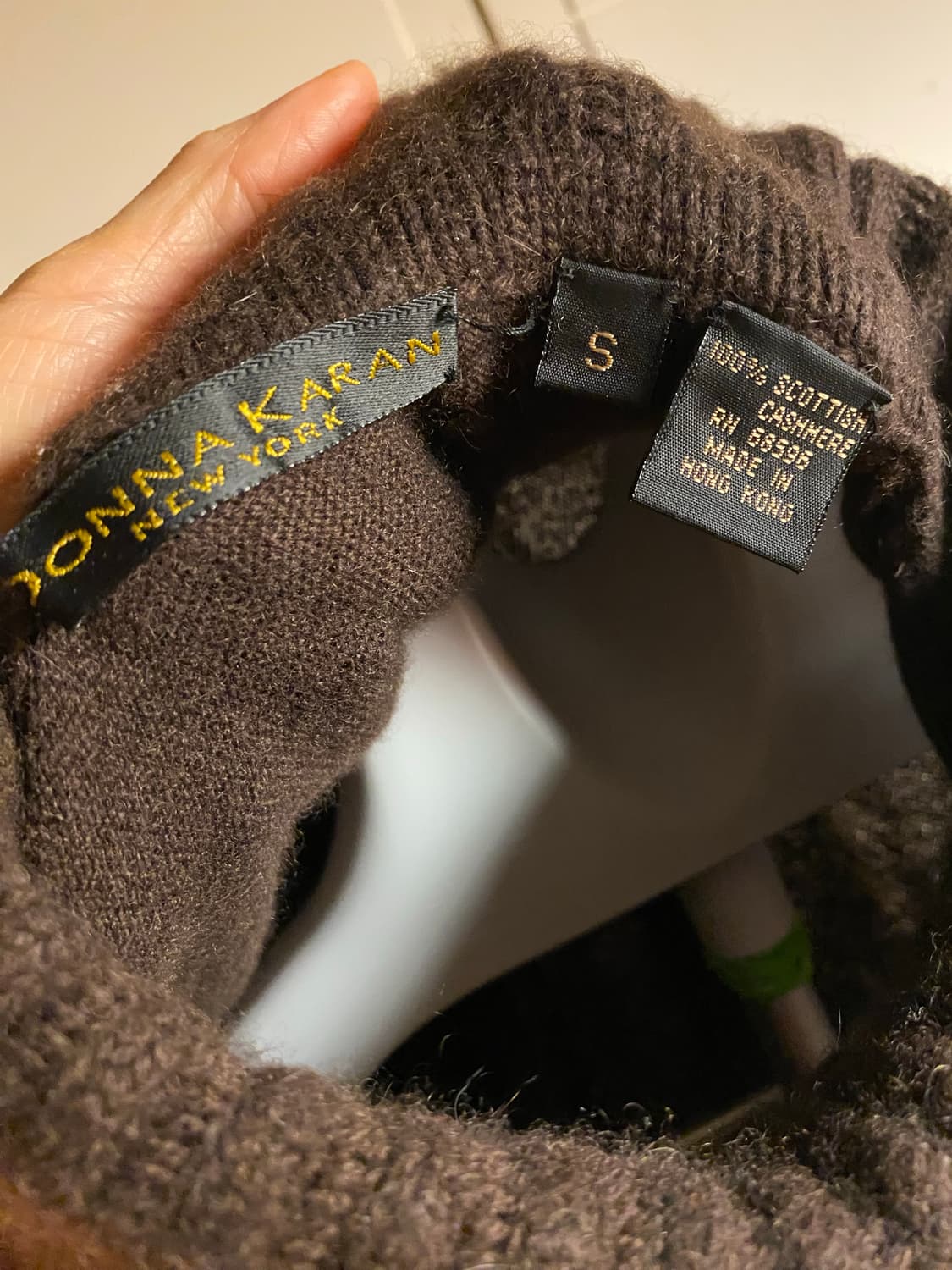 DKNY 캐시미어 터틀넥 니트 S 상품이미지6