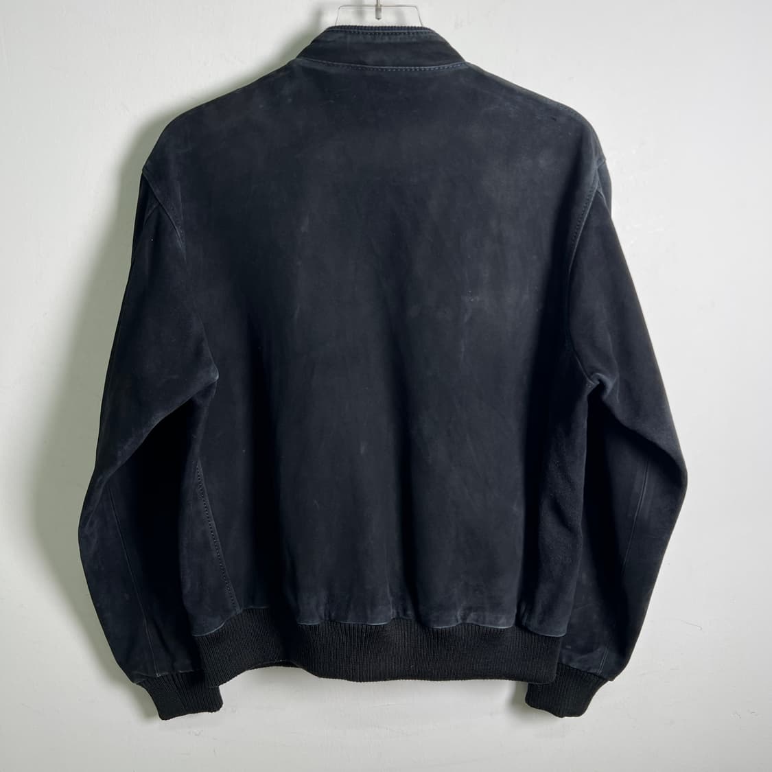 크로스조 블루 스티치 스웨이드 봄버 자켓  상품이미지6