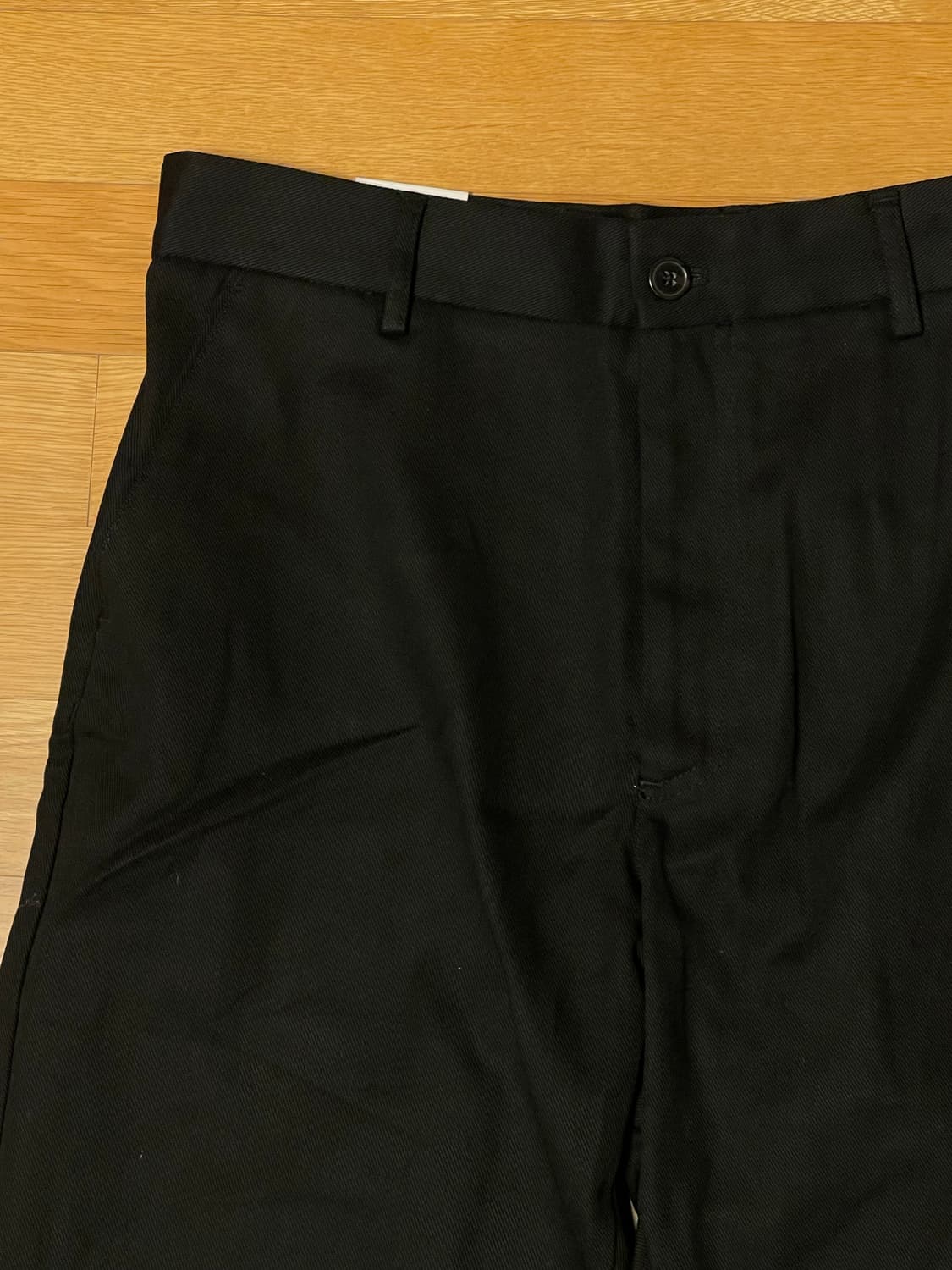 자라 블랙 세미 플레어 팬츠 상품이미지4