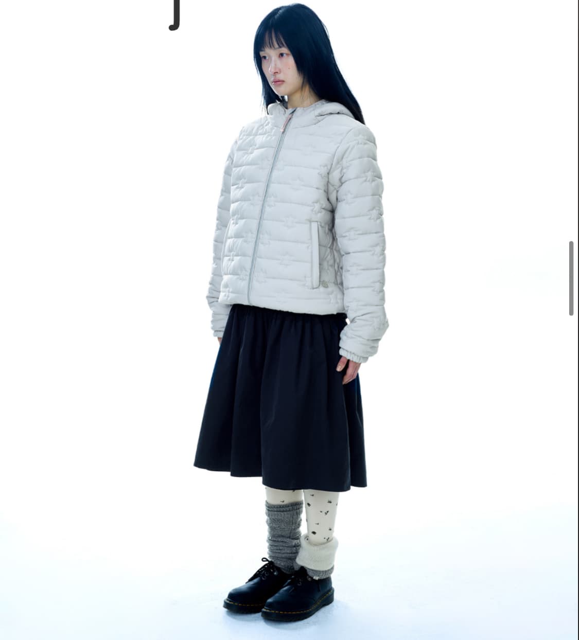 당일배송) 코이세이오 플러피 패딩 아이보리 별ㅍㅐ딩 상품이미지2