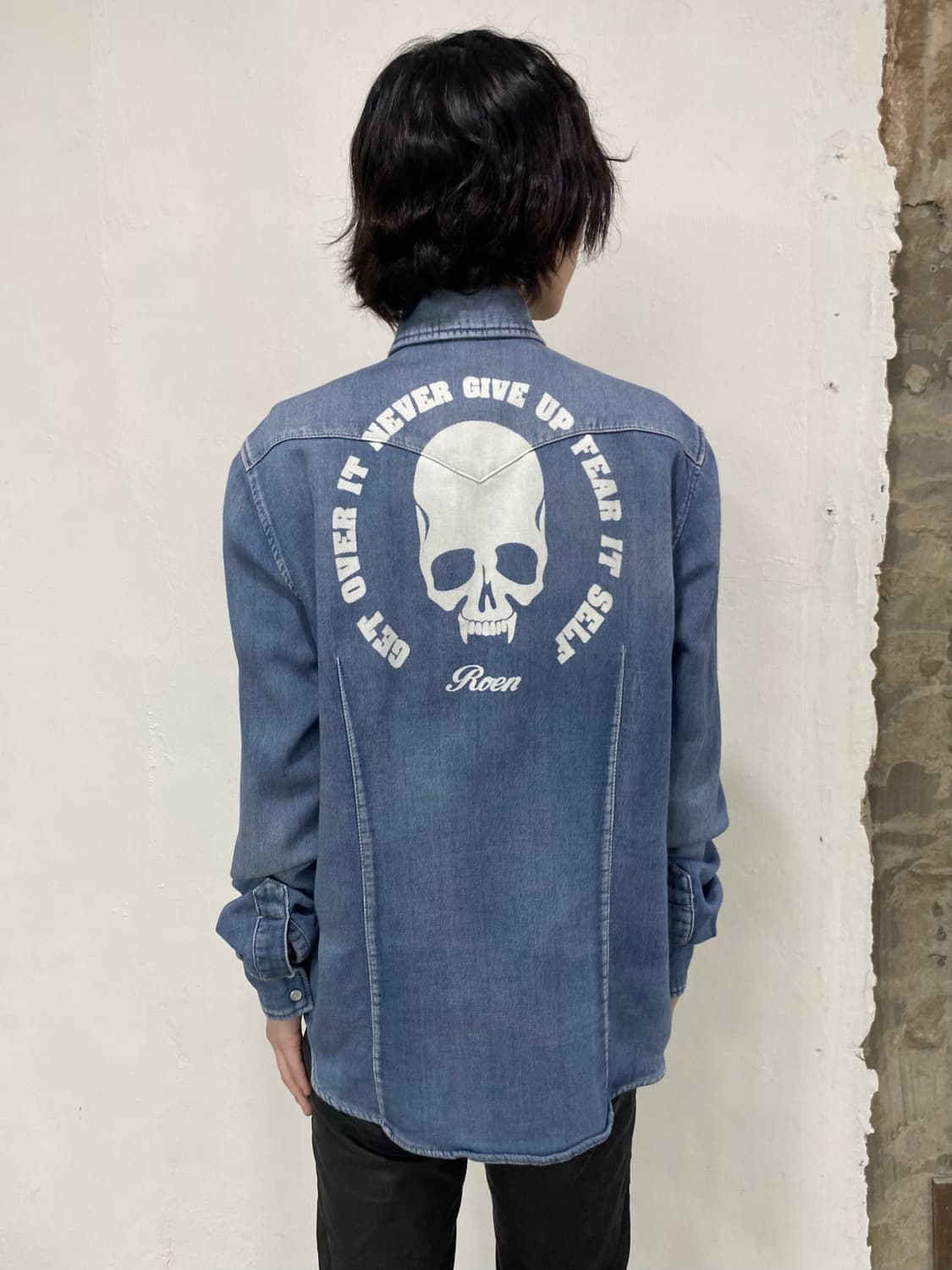 로엔 스트레치 데님 셔츠 상품이미지3