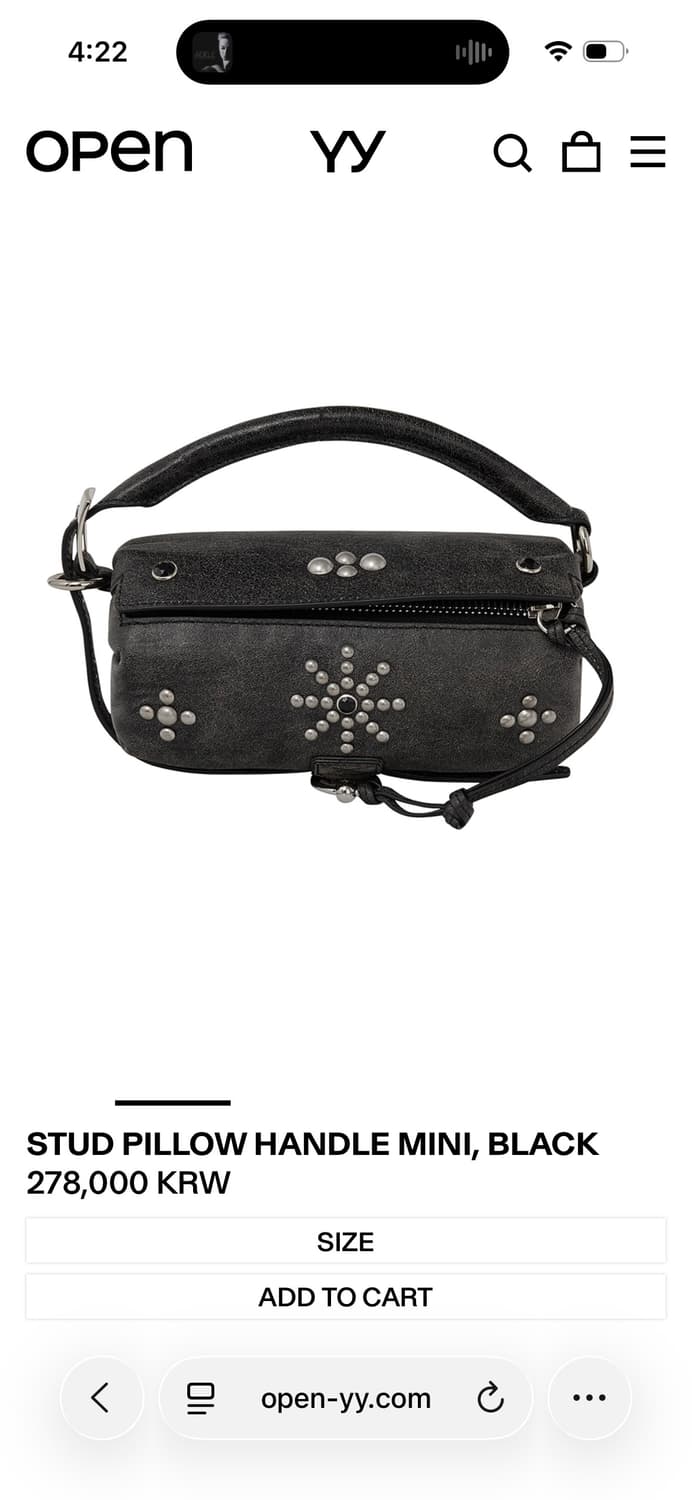 오픈와이와이 스터드 필로우 핸들 미니 상품이미지2