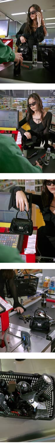 Apoa Mini Tote Bag Black 상품이미지2