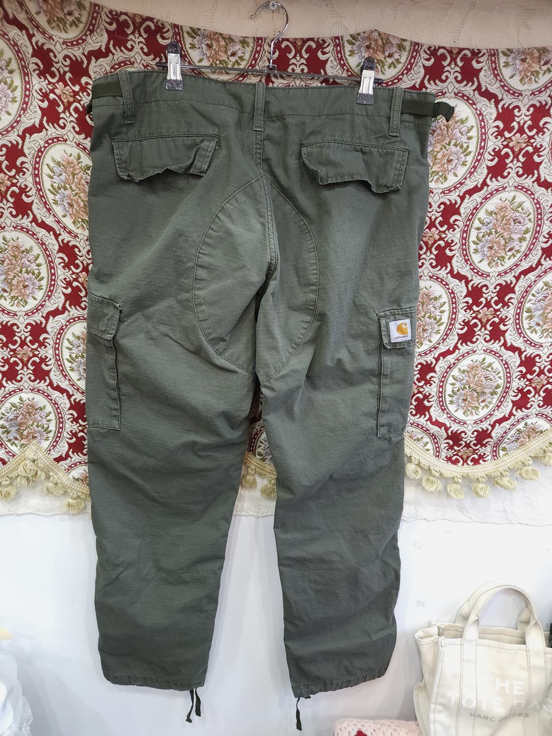 칼하트 wip 립스탑 카키 카고팬츠

 상품이미지4