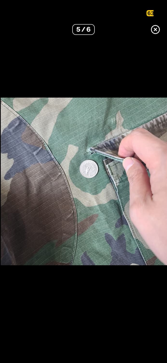 US ARMY 엑스트라 컷오프 카모 쇼츠 빈티지 상품이미지4