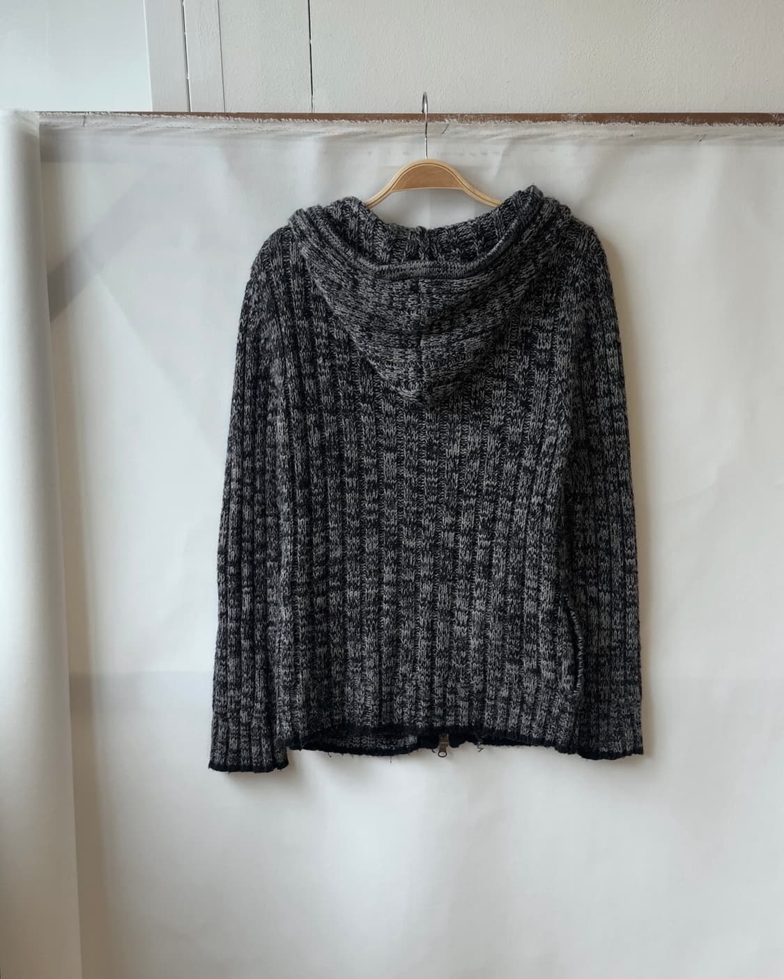 [MICHEAL KLEIN] hoodie knit zipup 상품이미지3