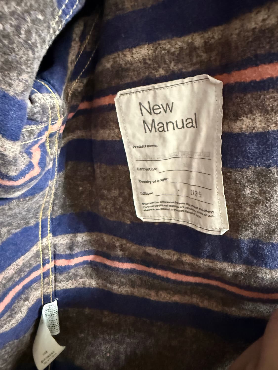 [F] 뉴메뉴얼 New Manual #018 LV T-BACK JACKE 상품이미지4