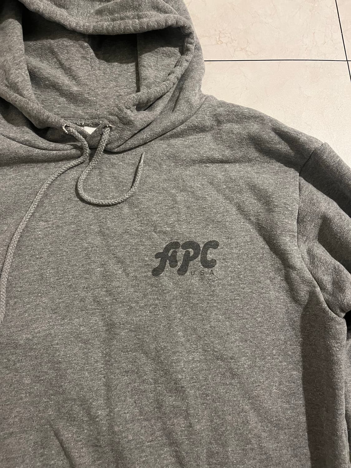 A.P.C US 아페쎄 US 그레이 후드티 상품이미지2