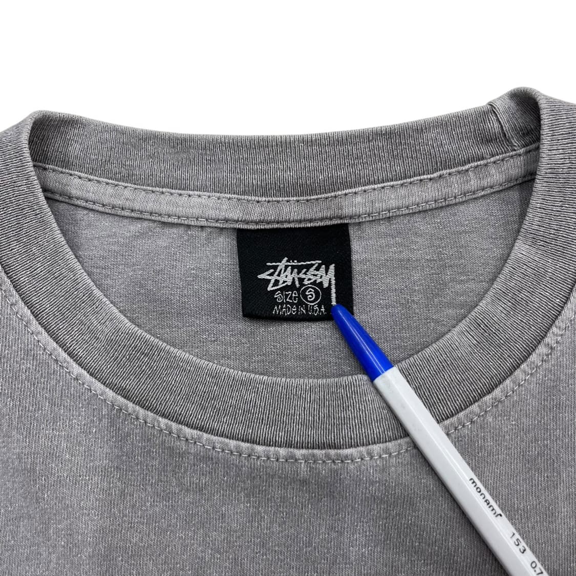 스투시 피그먼트워싱 차콜 롱슬리브 S 상품이미지6