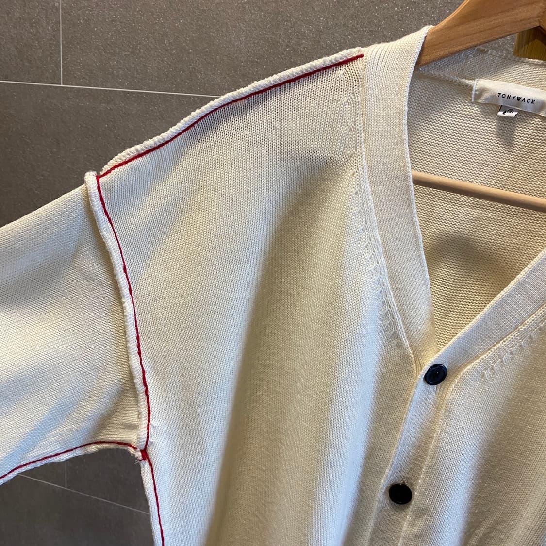 TONYWACK 토니웩 스티치 울 가디건 (L) 상품이미지8