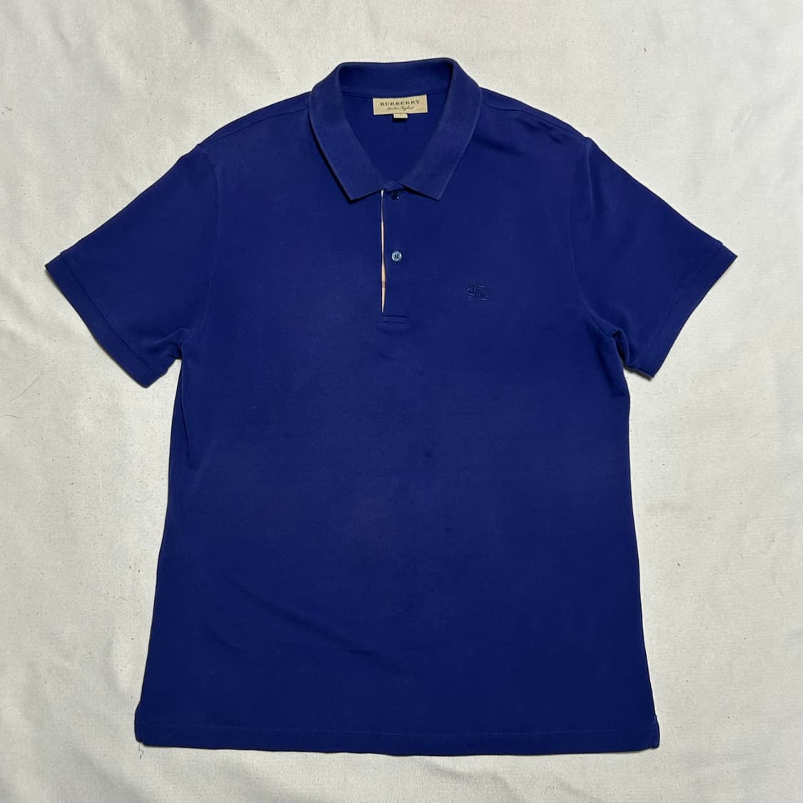 L 버버리 블루 카라 반팔티 상품이미지2