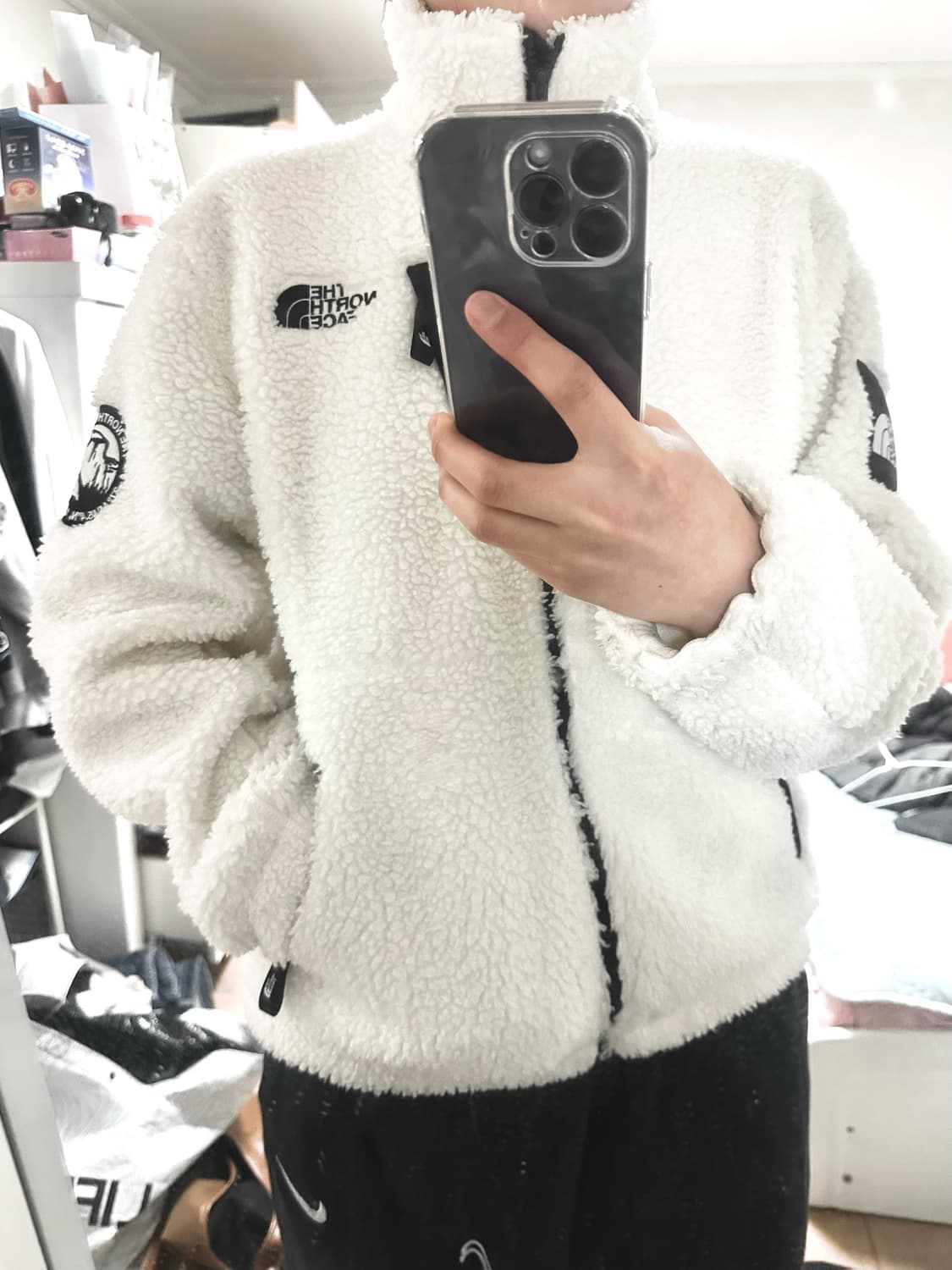 노스페이스 스노우시티 플리스 아이보리 90(S) 여성 후리스 상품이미지8