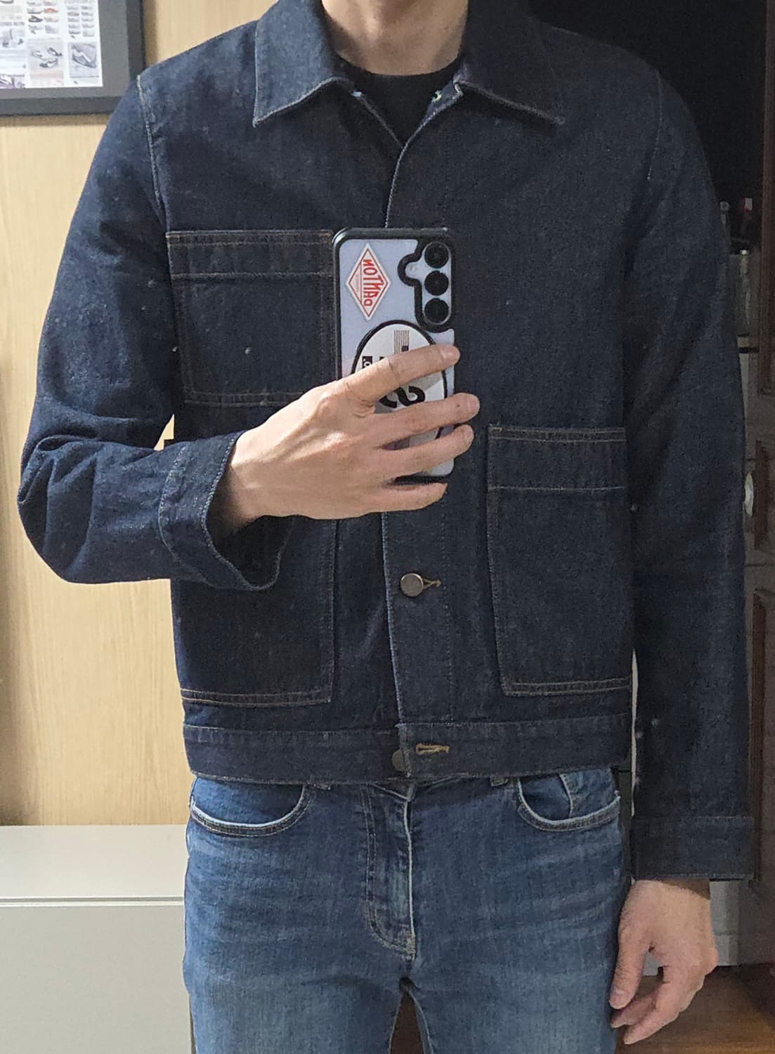 (착샷) 코스 COS 데님 자켓 패치 포켓 상품이미지10