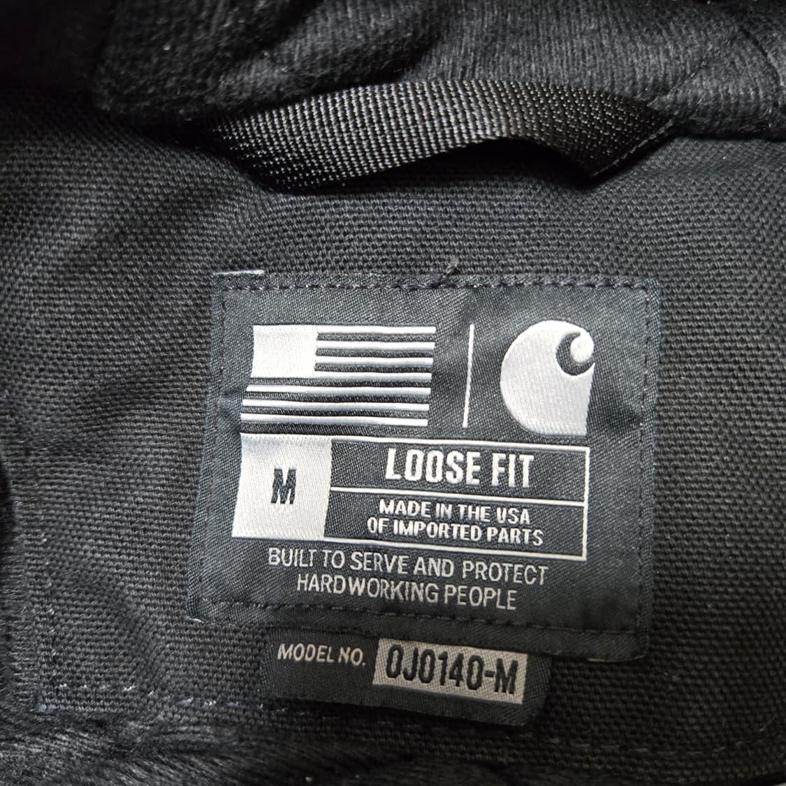 칼하트 액티브 자켓 j140 blk m사이즈 상품이미지3