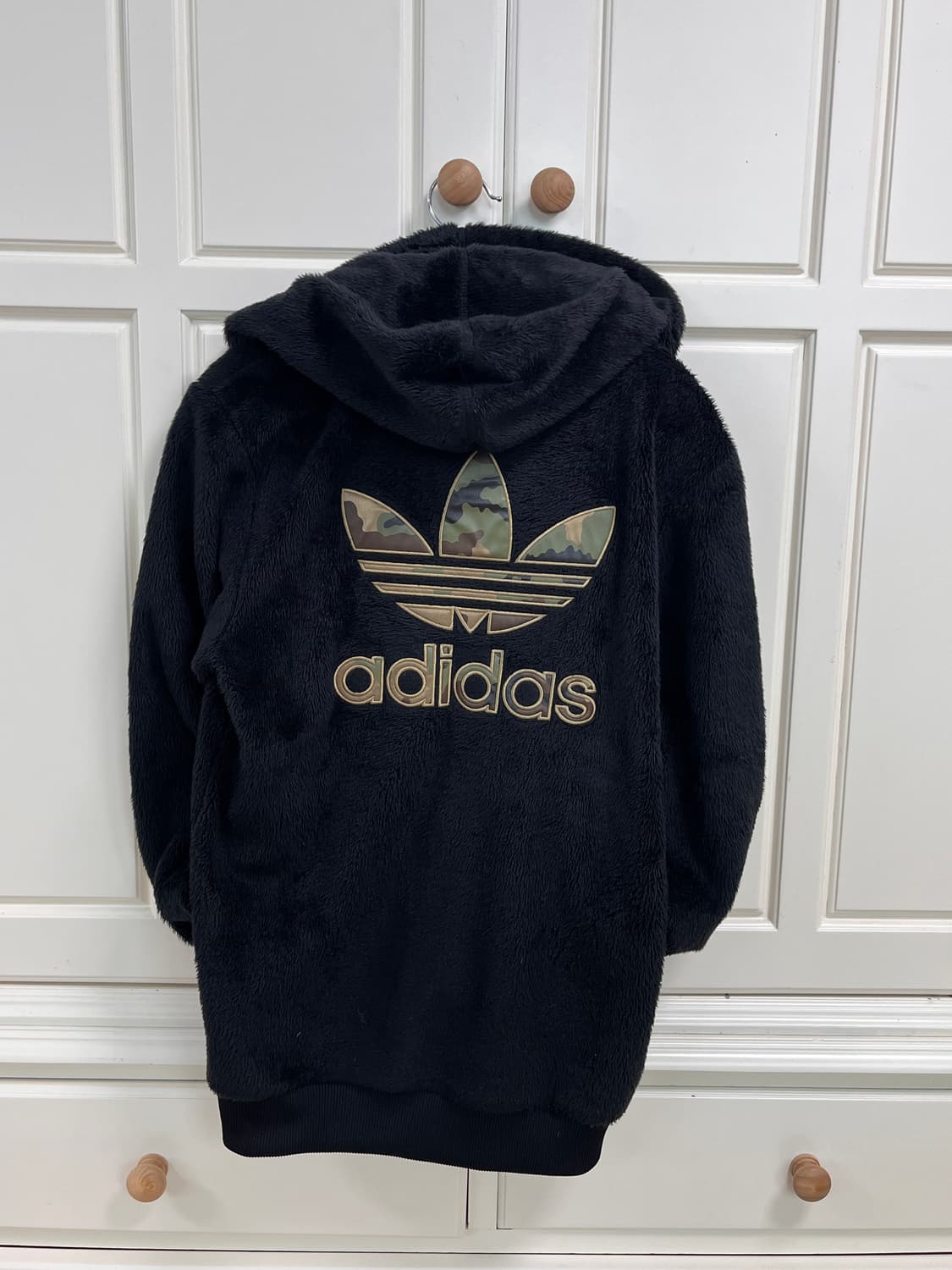 아디다스 후리스 집업 L 85 남녀공용 카모 상품이미지3