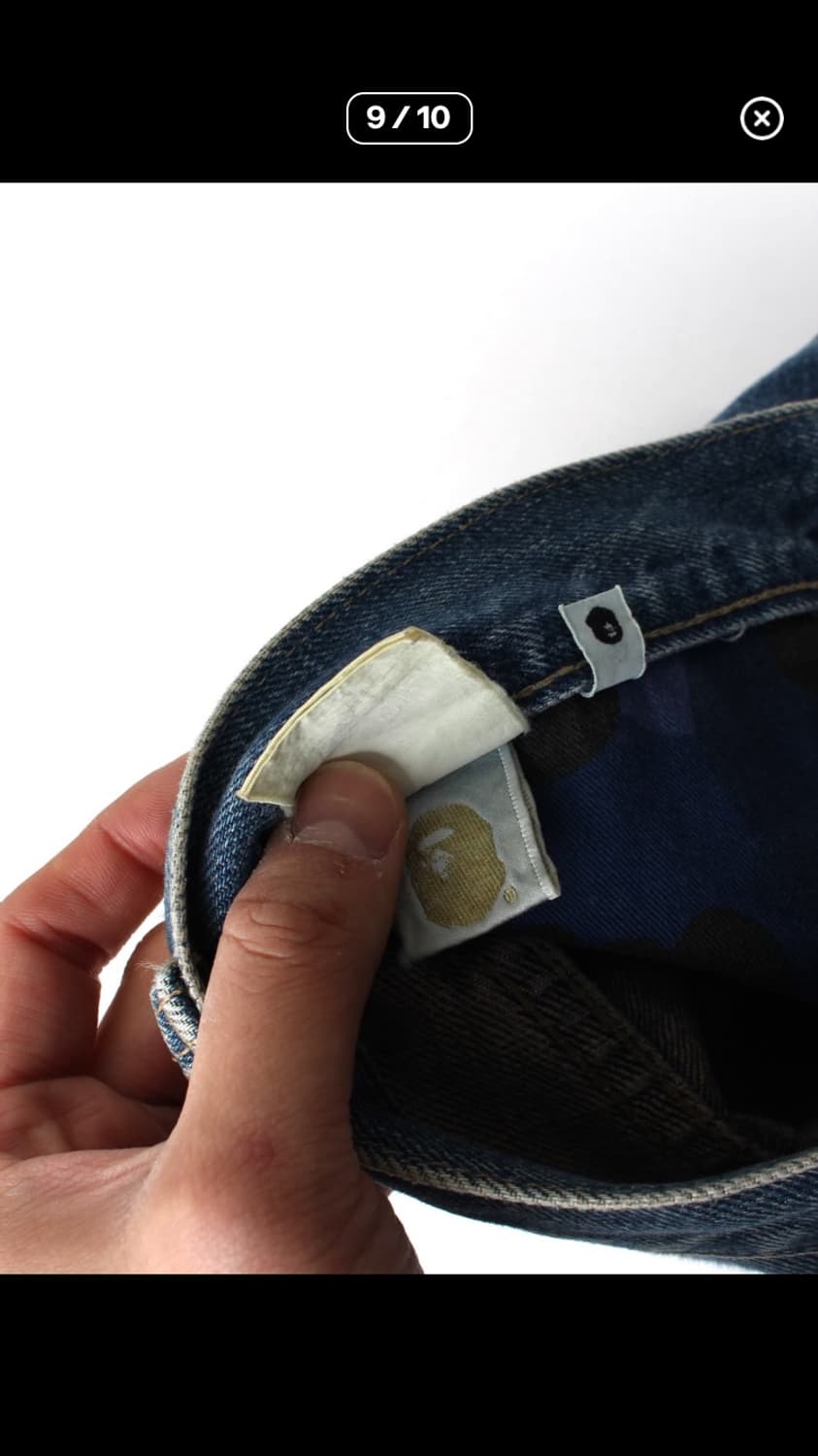 [L]빈티지 베이프 데님 상품이미지7