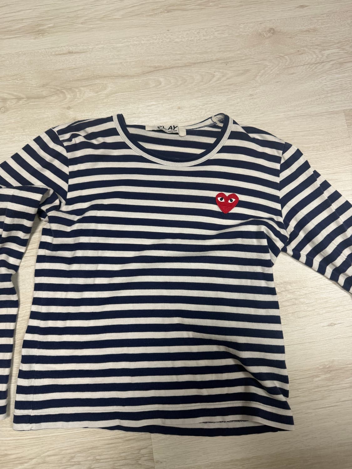 꼼데가르송 롱슬리브 네이비 상품이미지1