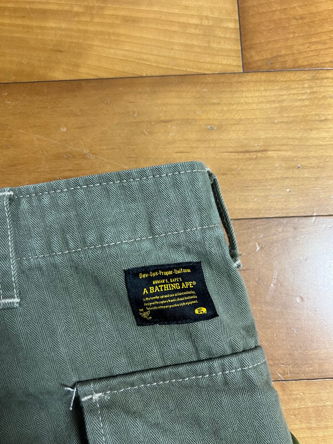 00s bape hbt 밀리터리 팬츠 상품이미지4