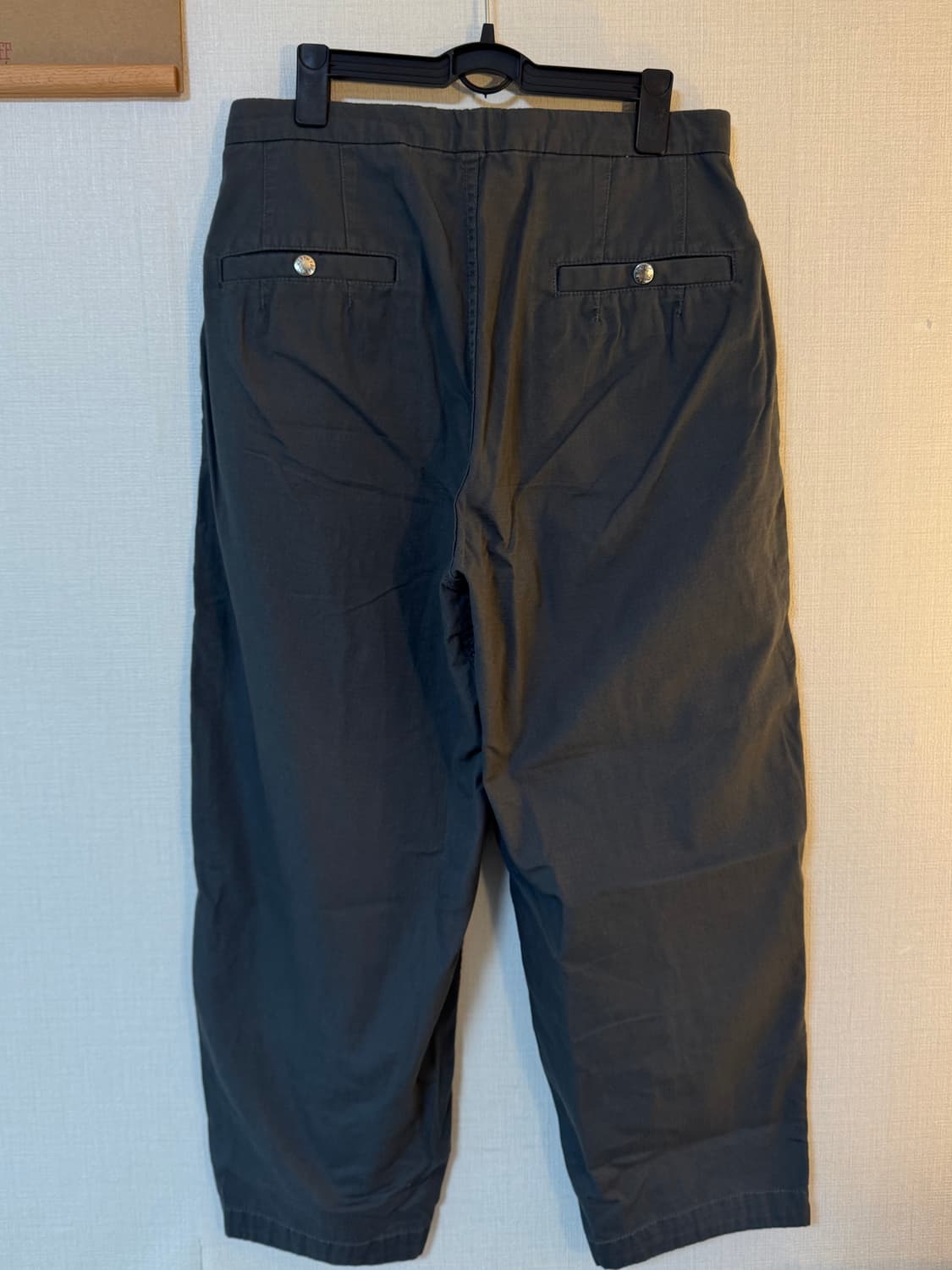 [30]노스페이스 퍼플라벨 립스탑 와이드 크롭 팬츠 그레이 상품이미지3