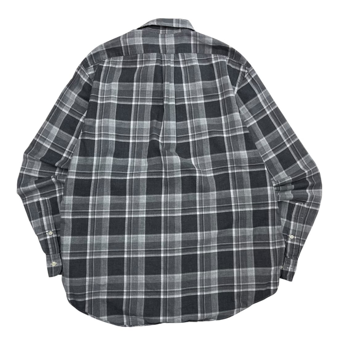 폴로 랄프로렌 블랙 포니 블랙 타탄체크 셔츠 L 상품이미지3