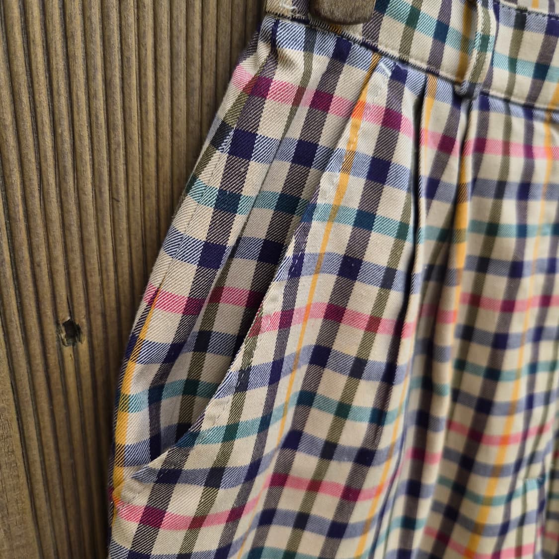 닥스 런던  체크 하프팬츠 (일본산) 상품이미지4