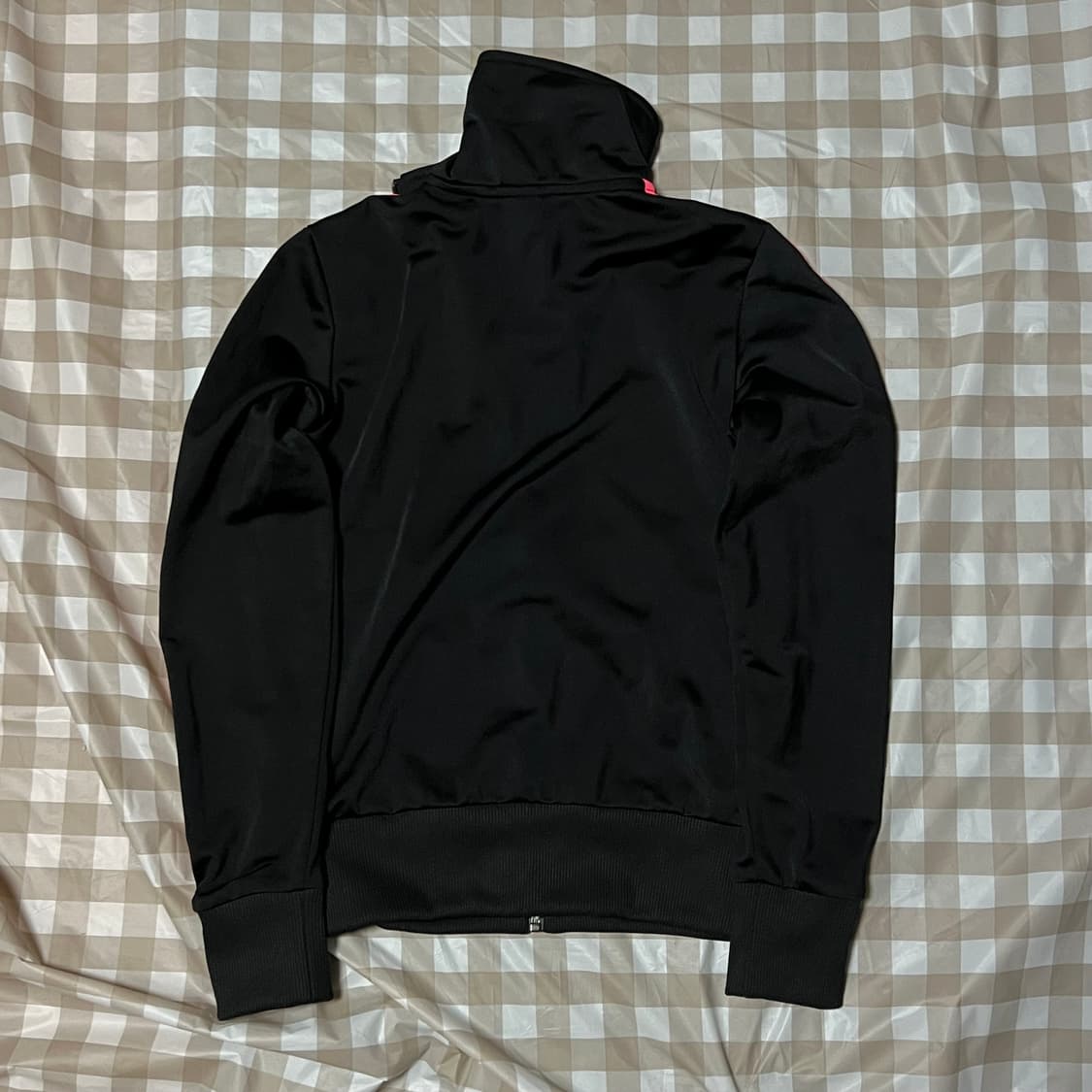 아디다스 져지 블랙핑크 90 집업 삼선 트랙탑 레드 Y2K 상품이미지3