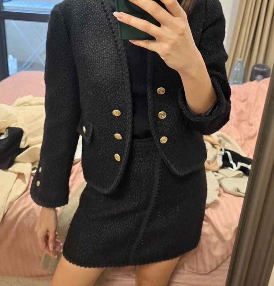 자라 트위드 셋업 상품이미지4