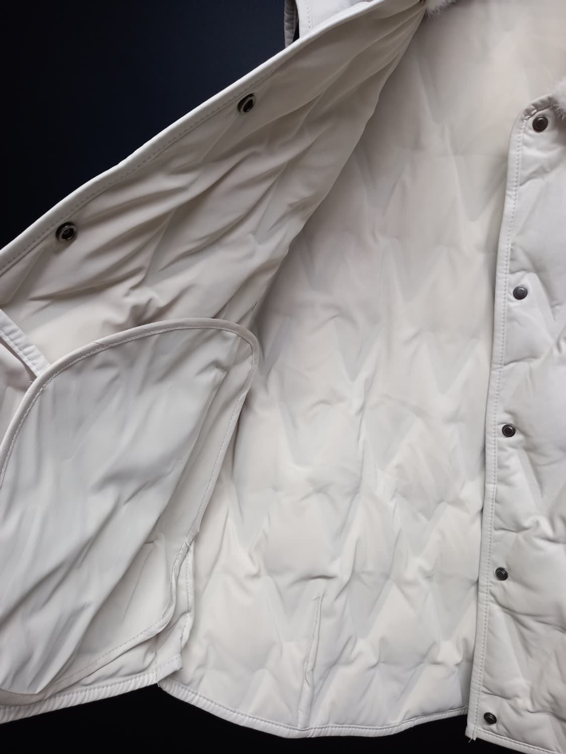 시티지 CITY GEE 퀄팅 페이크레더 베스트 66.55 상품이미지7