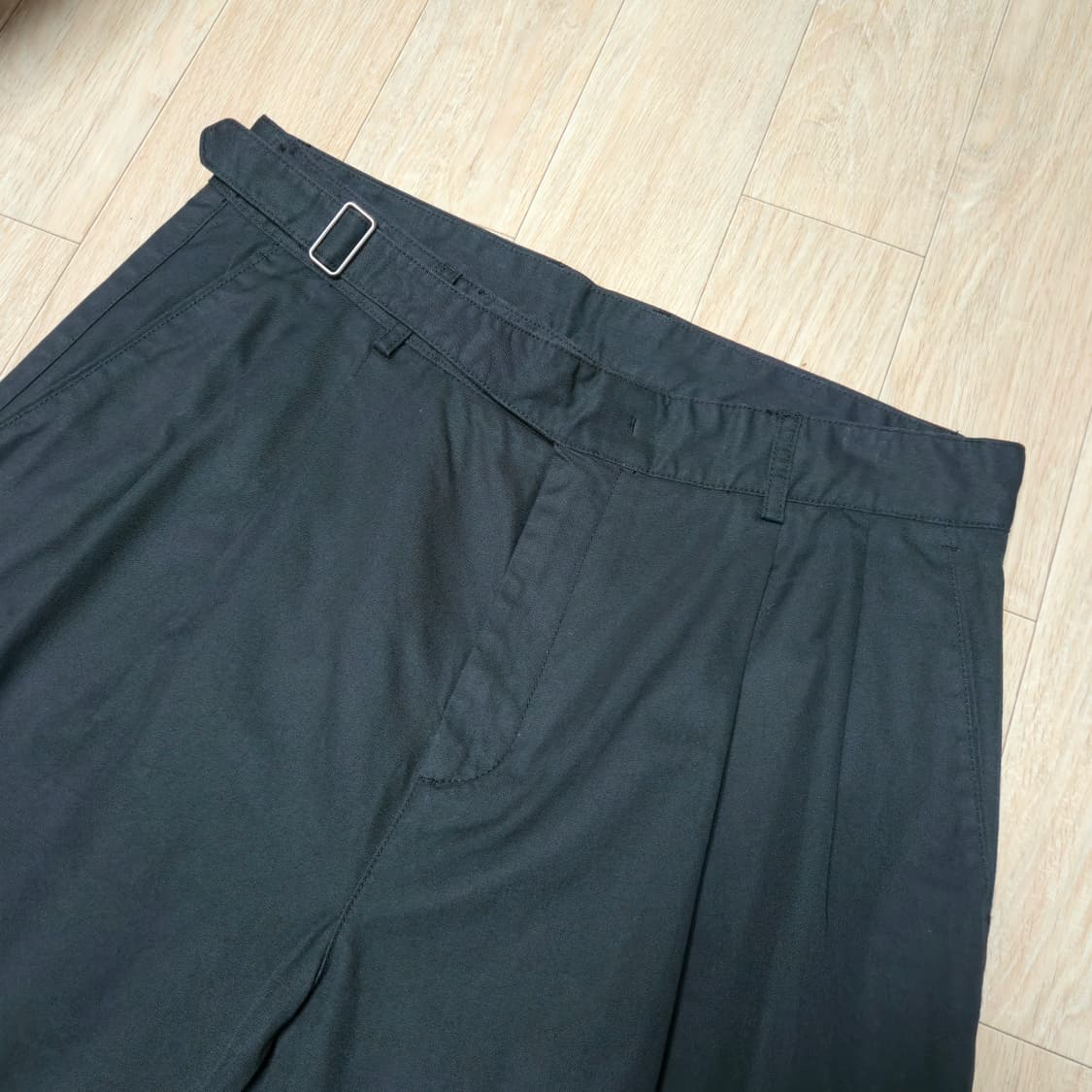 34) 무신사 스탠다드 블랙 치노 코튼 구르카팬츠 상품이미지1