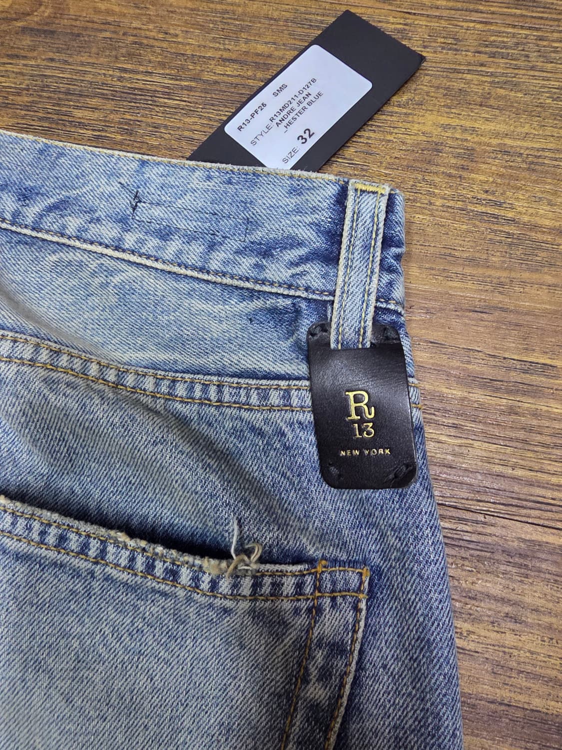 R13 안드레 데님 미사용품 상품이미지8