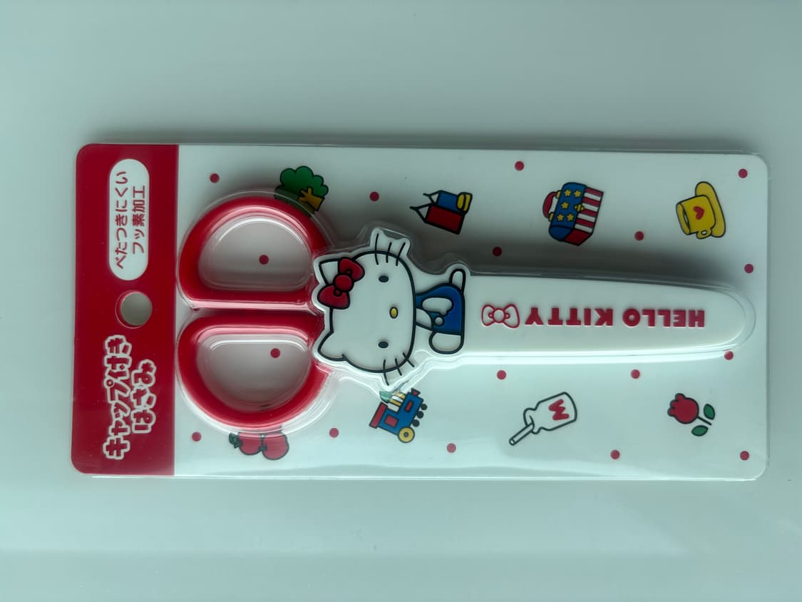 산리오 언제까지나 헬로키티 안전 캡 미니 가위 상품이미지1