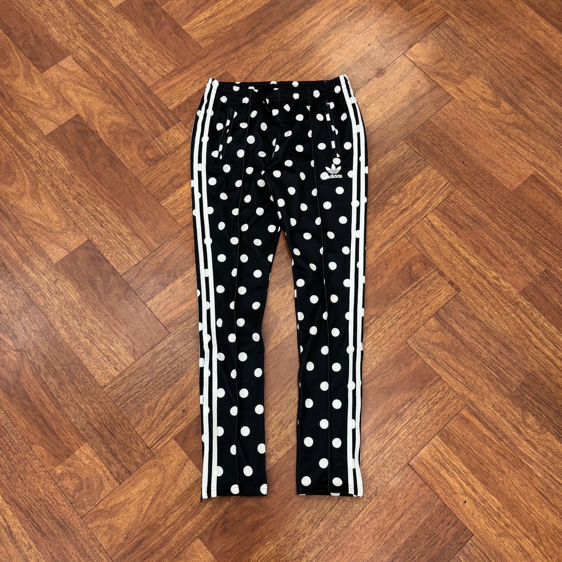 여성용 90 아디다스 땡댕이 패턴 트레이닝 팬츠  상품이미지1