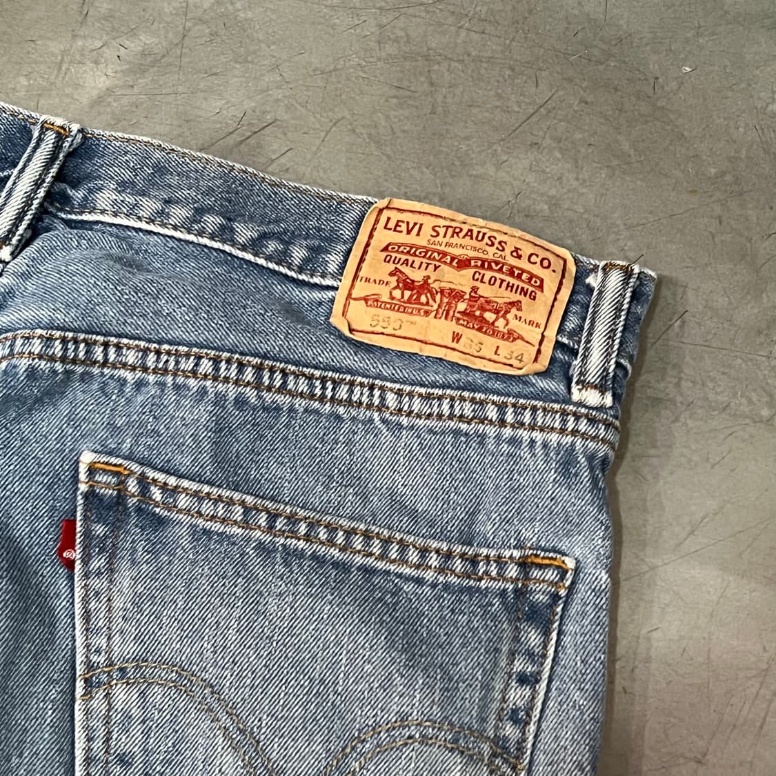  리바이스 550 블랭크탭 데님팬츠 y15243 상품이미지5