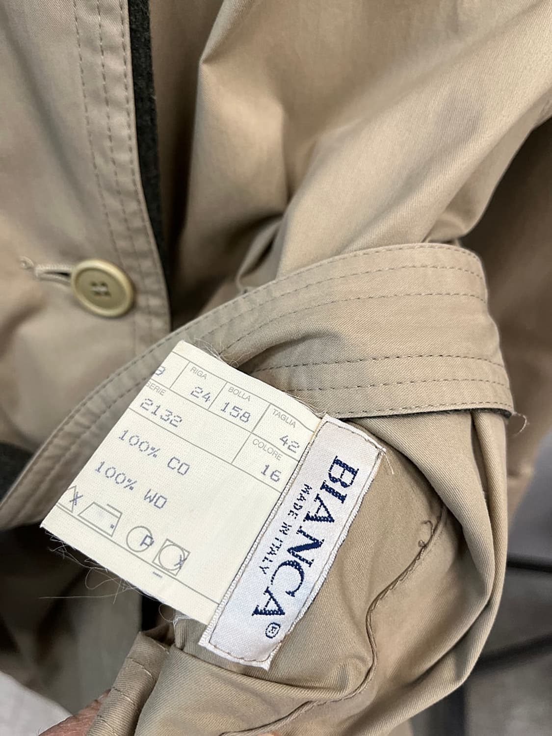 100) 비앙카 이태리 리버시블 트렌치코트  상품이미지7