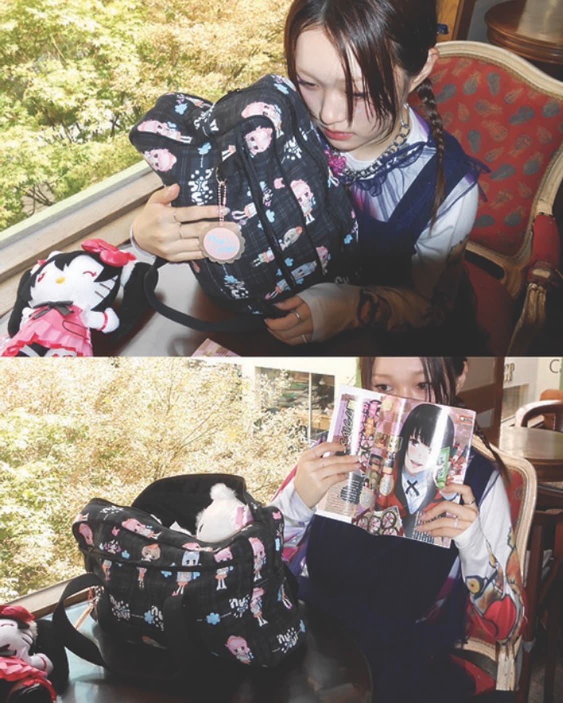 누루이 스쿨백 (검정) 상품이미지2