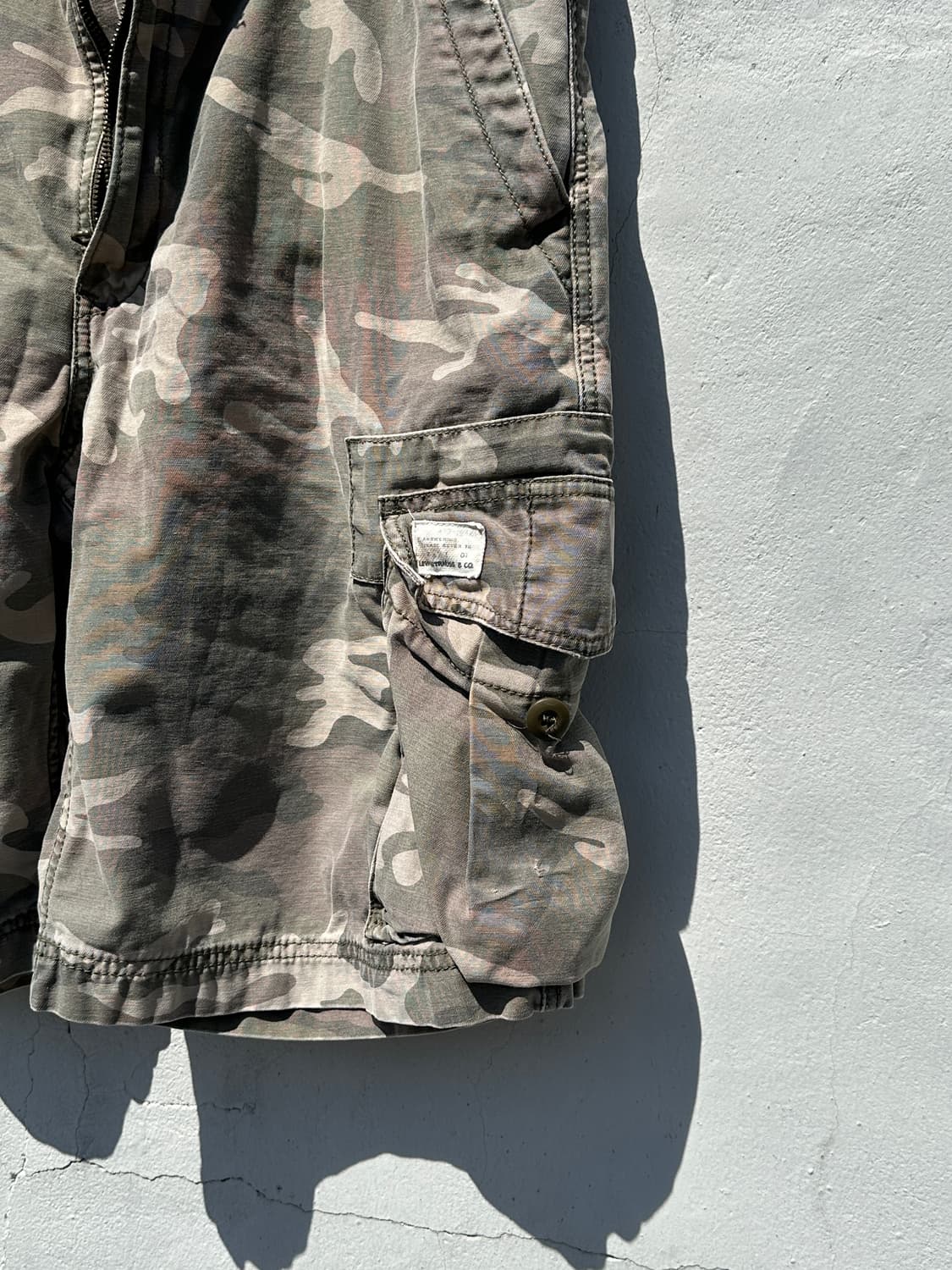 [34] 00s 리바이스 카모 카고 반바지 밀리터리 상품이미지6