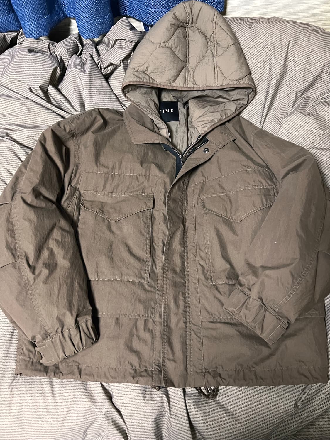 [95] 타임옴므 밀리터리 내피 분리형 자켓 상품이미지1