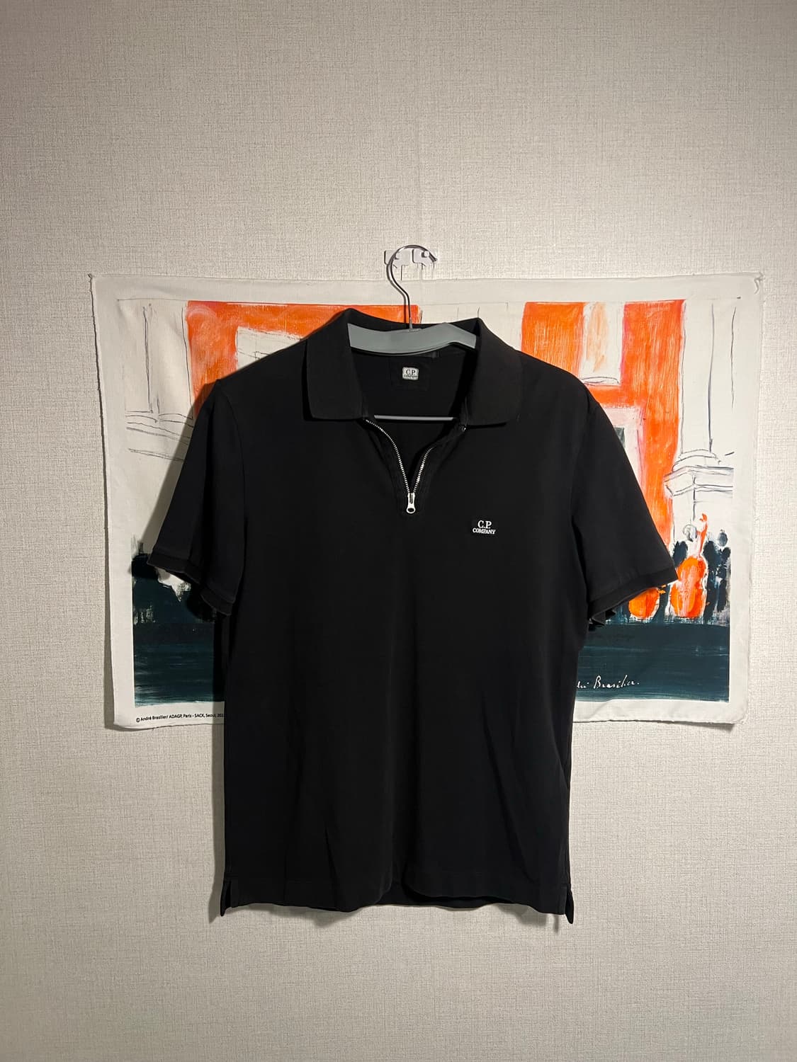 CP컴퍼니 지퍼 카라 티셔츠 M 상품이미지2