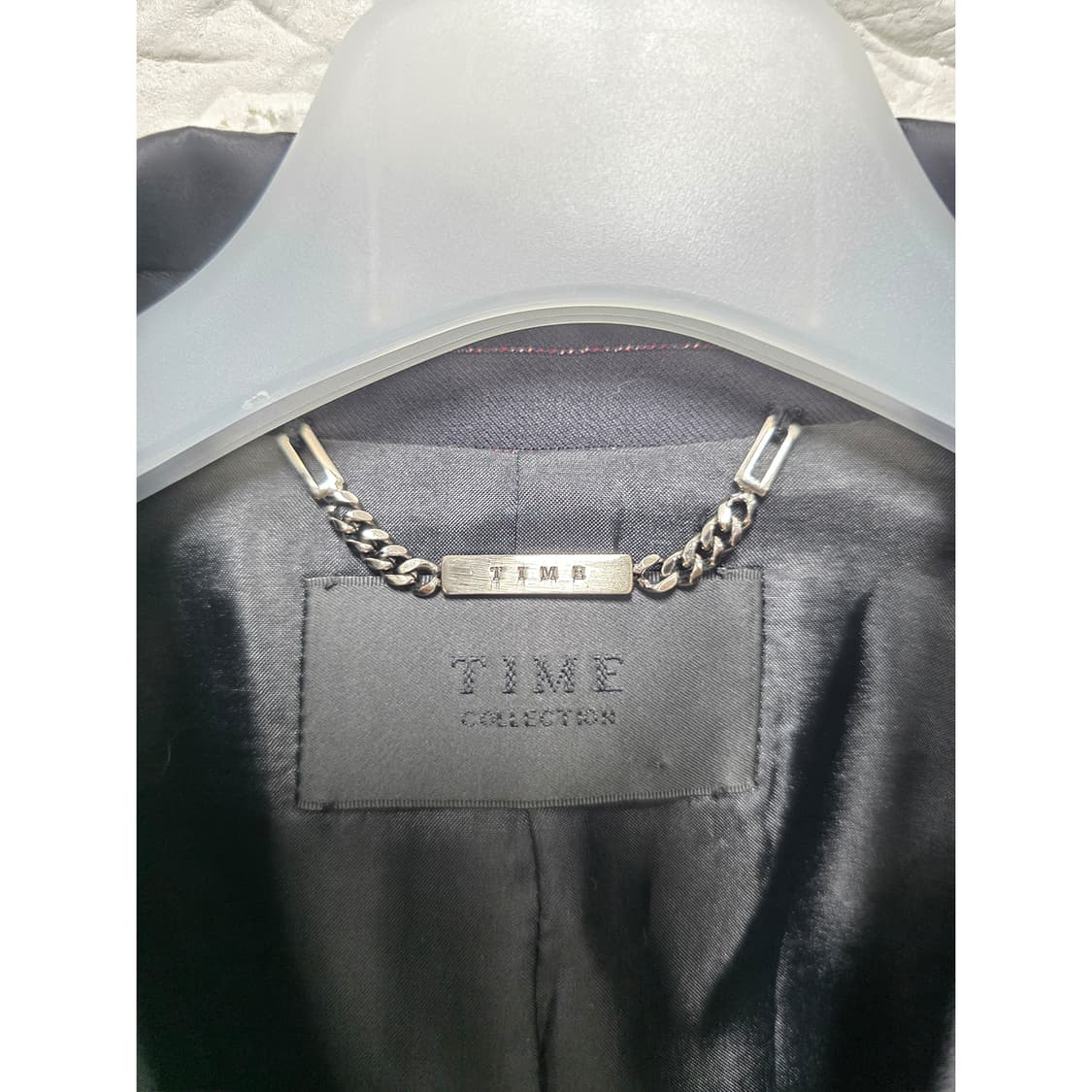 한섬 타임 블랙 스트라이프 여성 자켓 M 상품이미지2