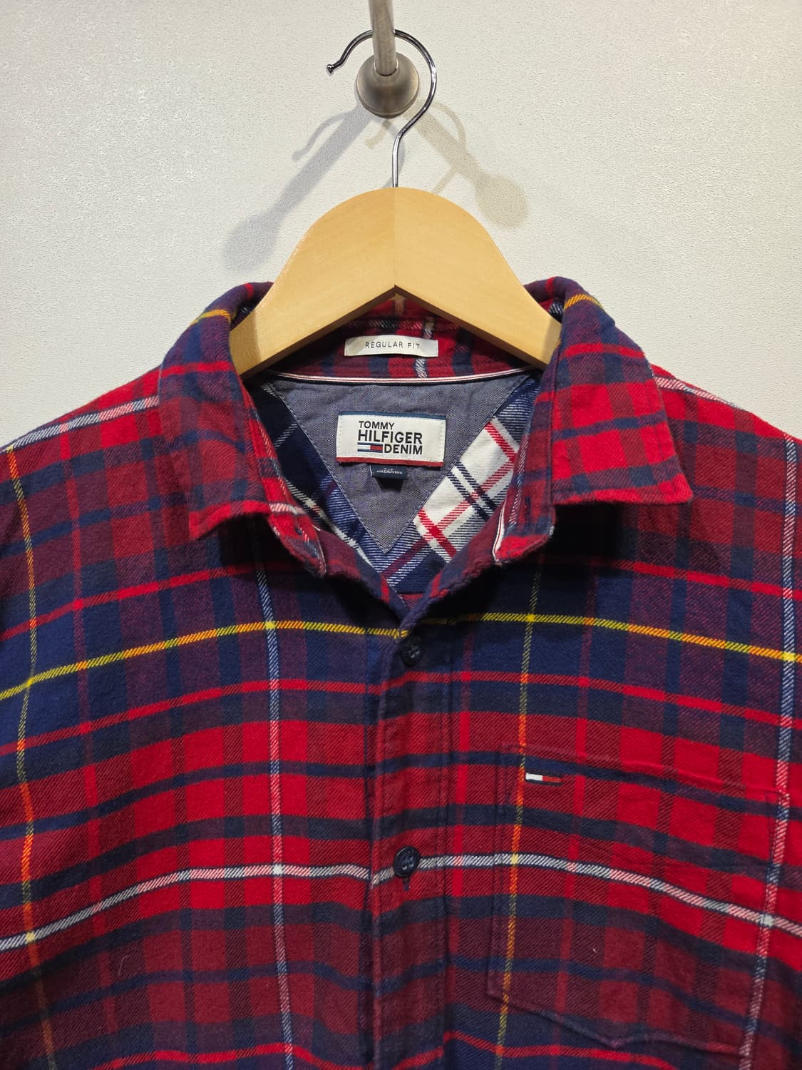 타미힐피거 데님 체크 겨울 긴팔 셔츠 상품이미지3