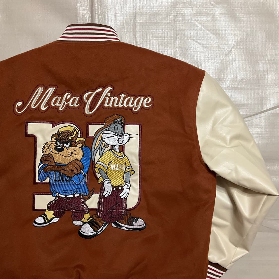 빈티지 루니툰즈 바시티 자켓 L 상품이미지1