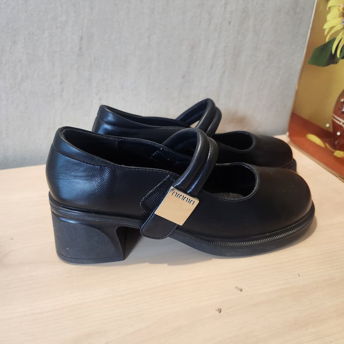 도톰스트랩 메리제인 힐 240 / 꾸안꾸 포인트슈즈 상품이미지2