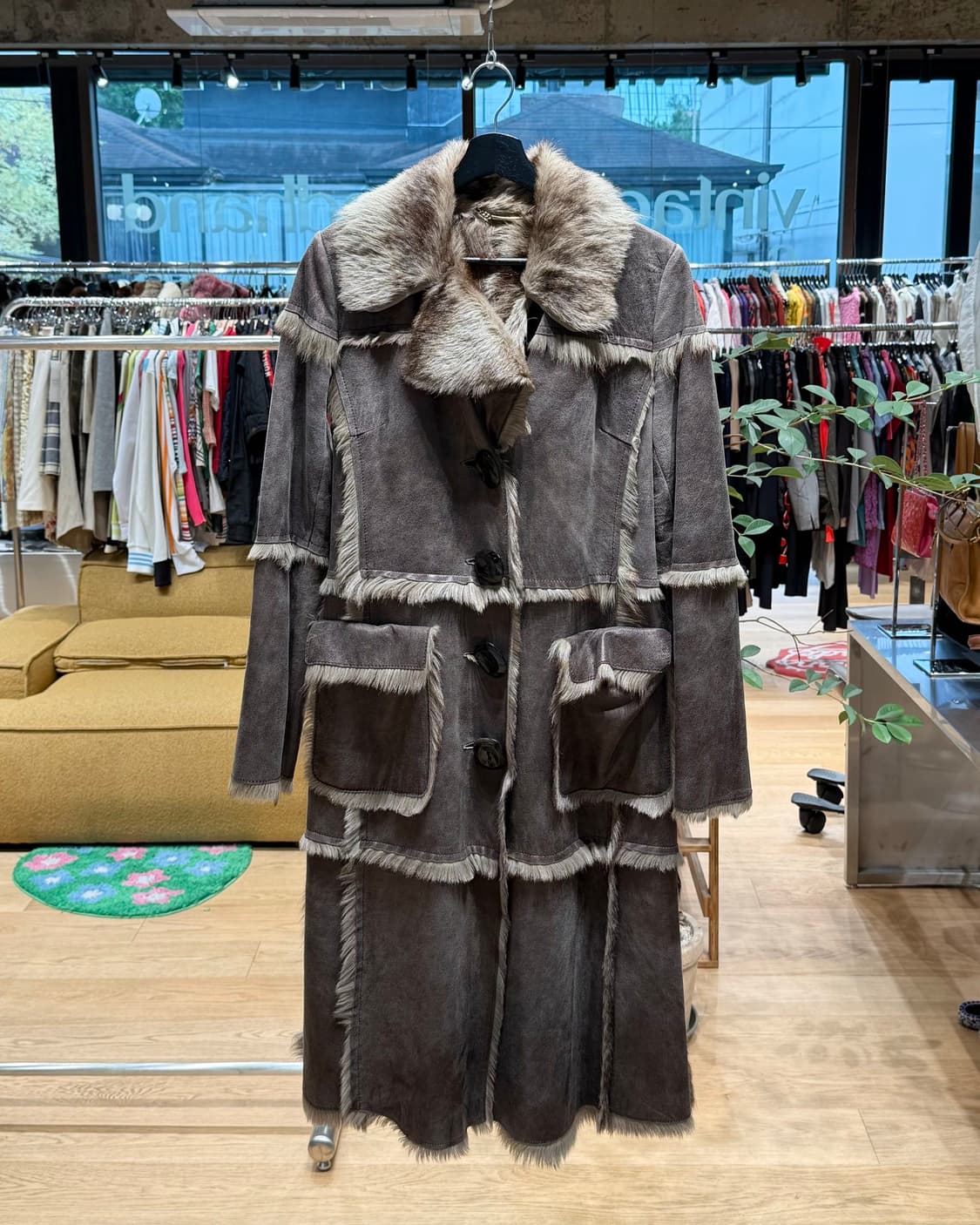 돌체앤가바나 브라운 램스킨 퍼 코트  상품이미지1