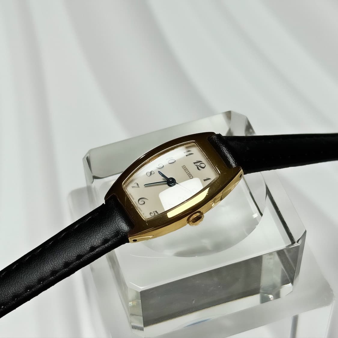 80's90's 빈티지 세이코 블루 핸즈 오벌 토노 워치 상품이미지5