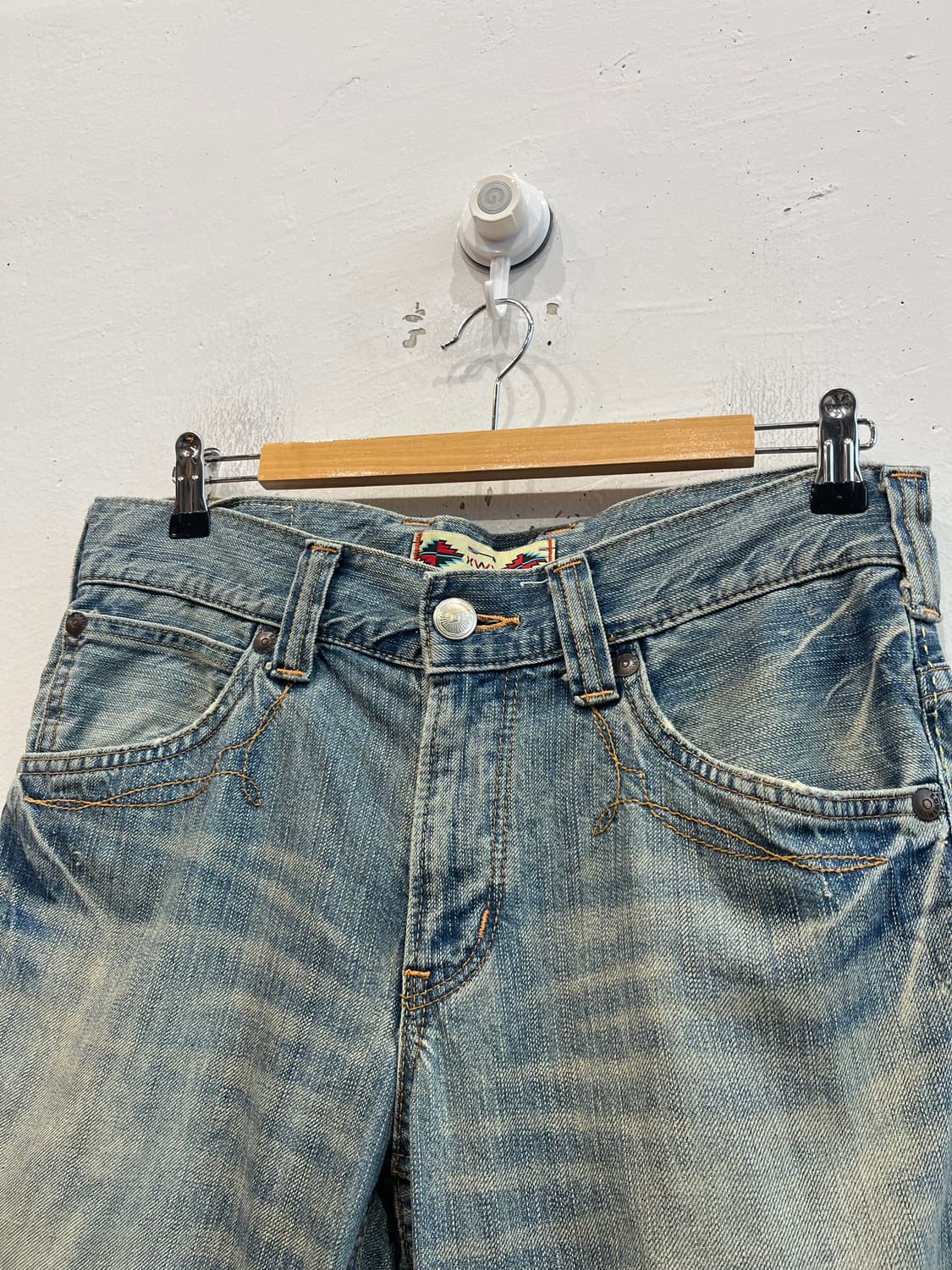 Edwin 에드윈 재팬 오렌지탭 웨스턴 세미 부츠컷 데님팬츠 상품이미지4