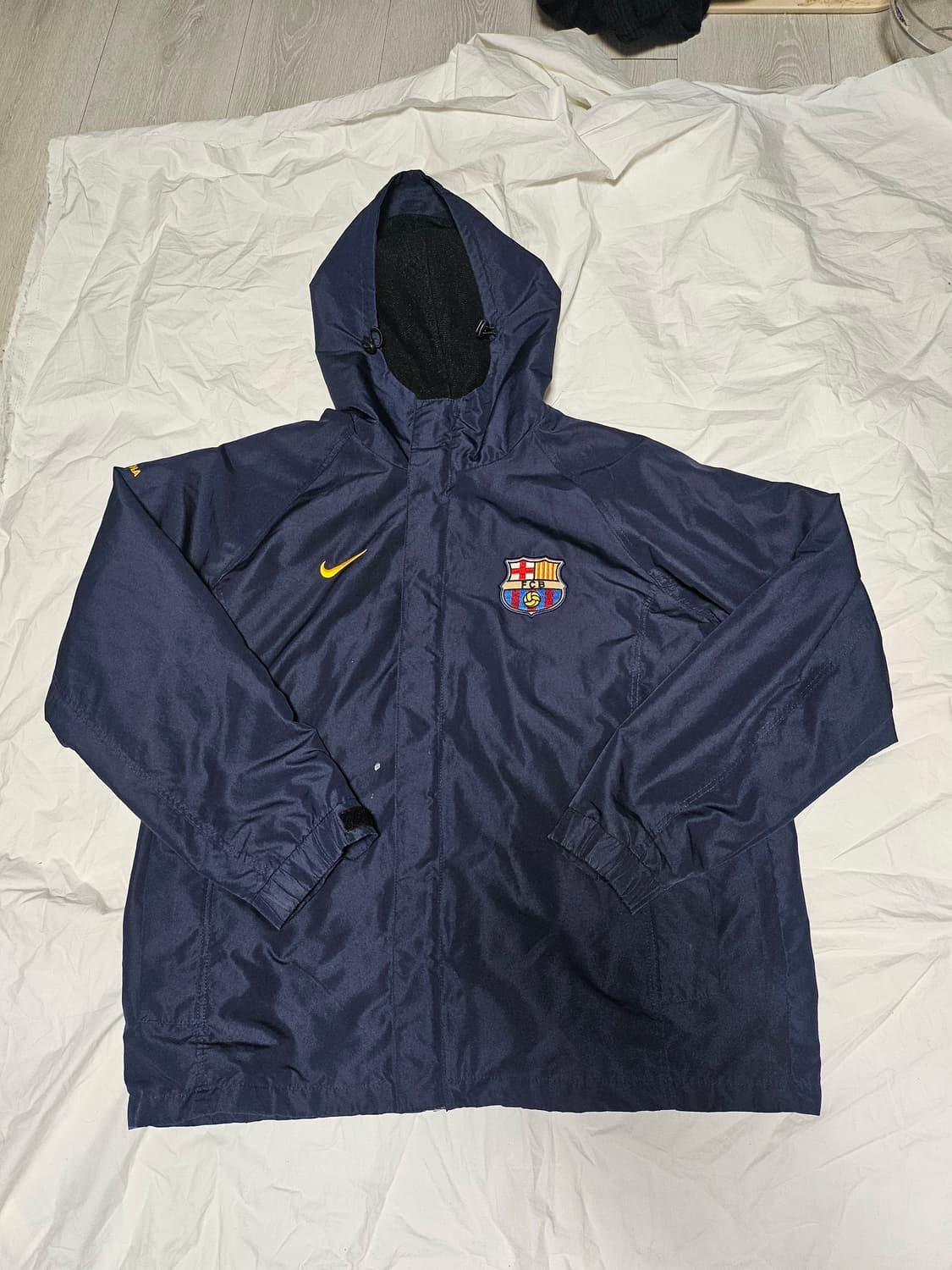 00s 나이키 바르셀로나 후드 집업 네이비 L 상품이미지1