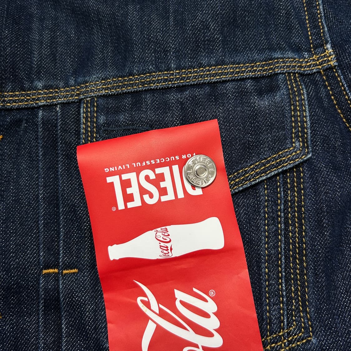 디젤 코카콜라 콜라보 데님자켓(XL) 상품이미지2