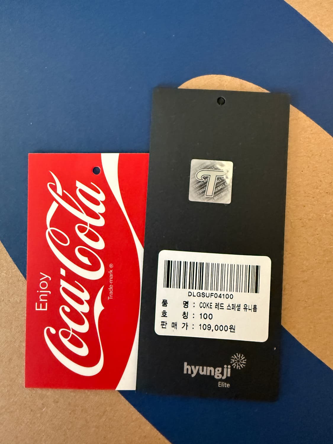 LG트윈스 코카콜라 어센틱 유니폼 홍창기 100 L 상품이미지5