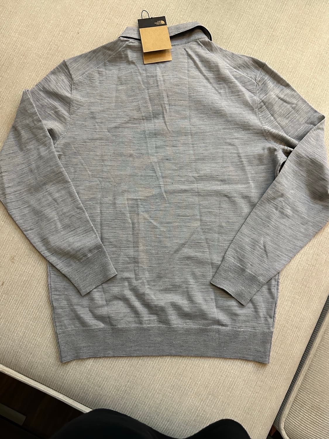 새상품) 노스페이스 메리노울 긴팔 폴로티 상품이미지5